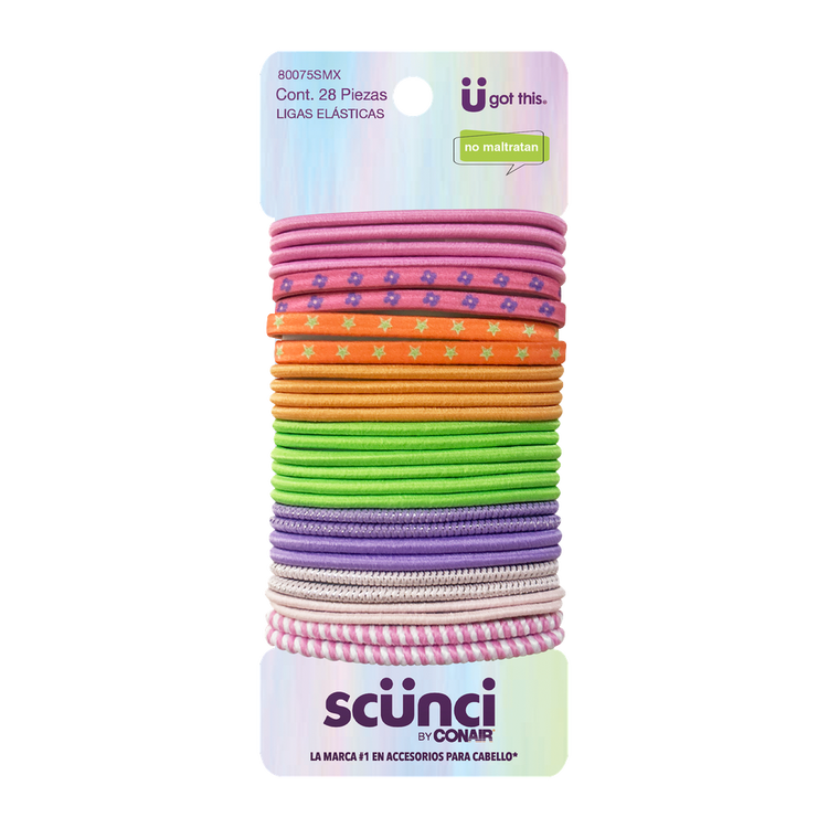 Scunci - Ligas elásticas de diferentes colores