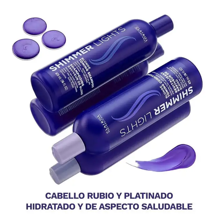 Shimmer Ligths - Shampoo mordo, para tonos rubios