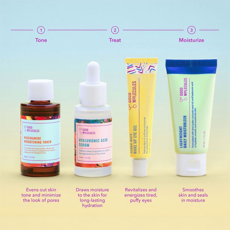 The Daily Essentials - Kit de cuidado facial, de uso diario