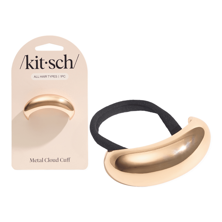 METAL Pulsera metálica dorada estiliza tu cabello