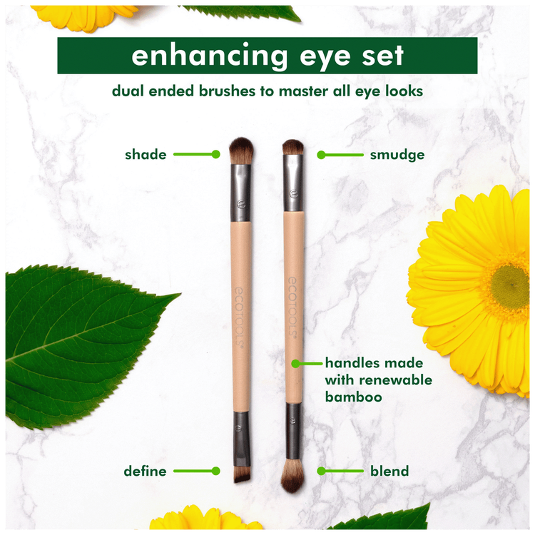 Et Eye Enhancing Duo Set Set de brochas set de brochas para ojos