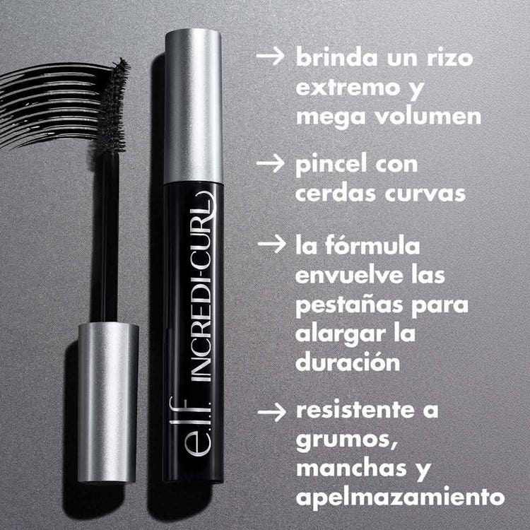 e.l.f. Incredi Curl Mascara Rímel rizador y voluminizador