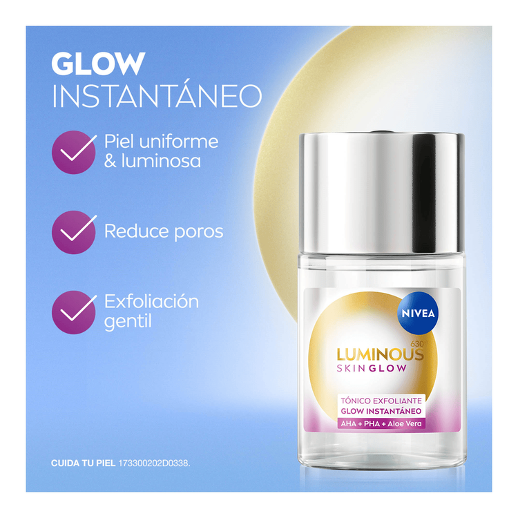 Luminous 630 Tonico Facial Luminoso luminosidad inmediata