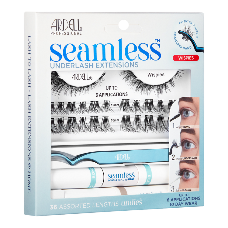 Seamless Underlash Extension Kit - Wispies Extensiones para pestañas inferiores alarga y da volumen sin que se note.