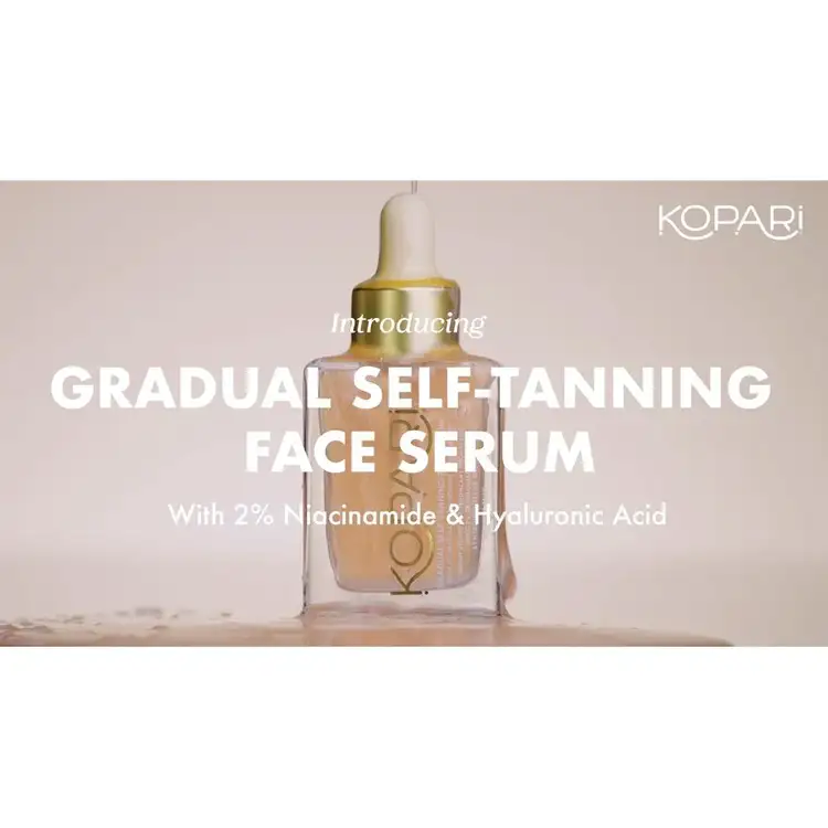 Gradual Self-Tanning Suero facial autobronceador brillo bronceado