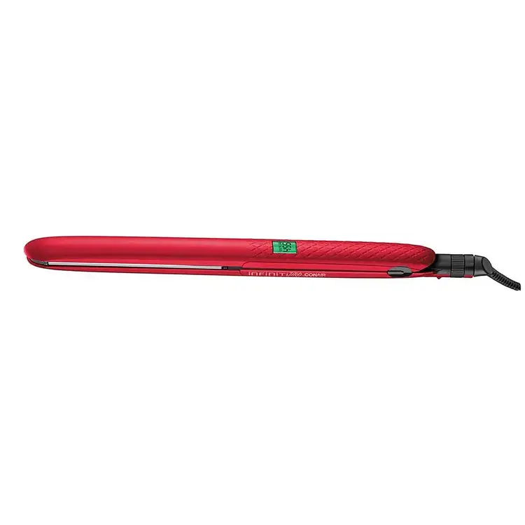 Conair InfinitiPro - Alaciadora con vibración sónica roja