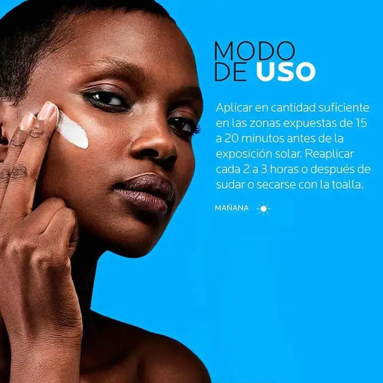 Anthelios - Protector solar facial, anti-brillo