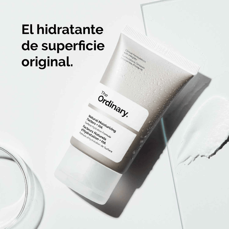 Natural Moisturizing Factors + HA - Crema facial, hidratación sin sensación de grasa