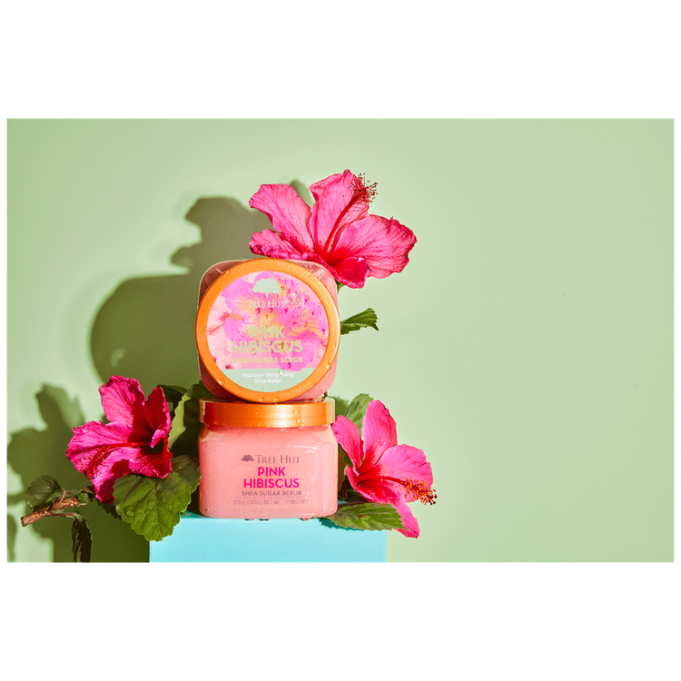 SheaSugarScrubPinkHibiscus-Exfoliantecorporal,dejalapielsuaveytersa