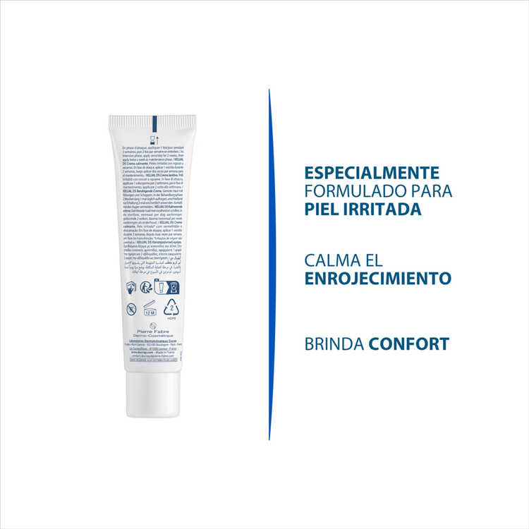 Kelual Ds Crema calmante facial antiescamas reduce escamas