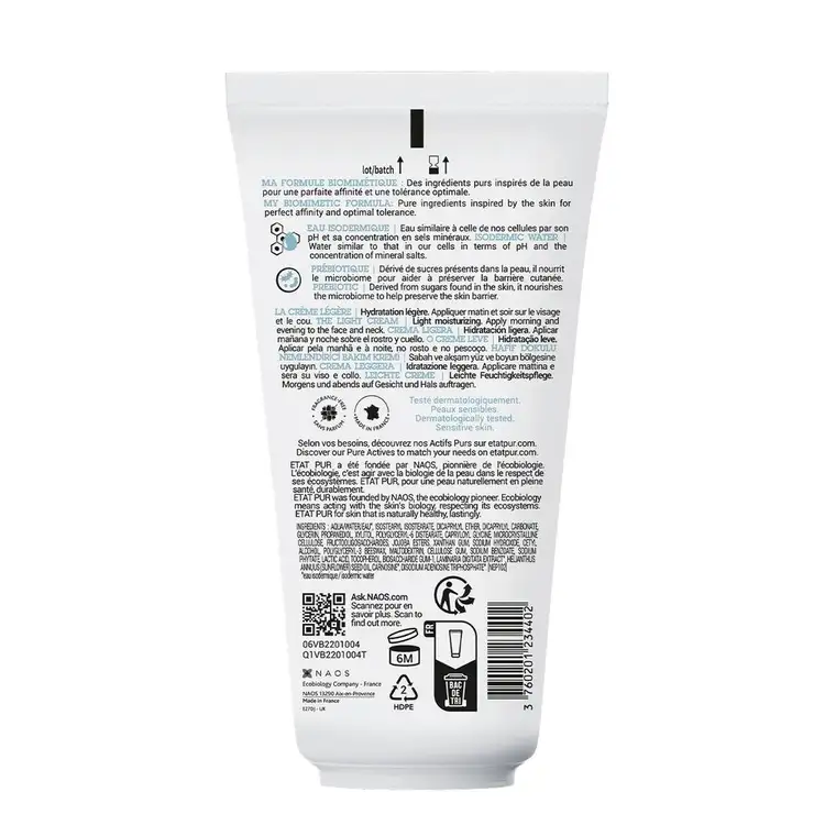 Light Cream - Crema ligera hidratante, para pieles normales a mixtas