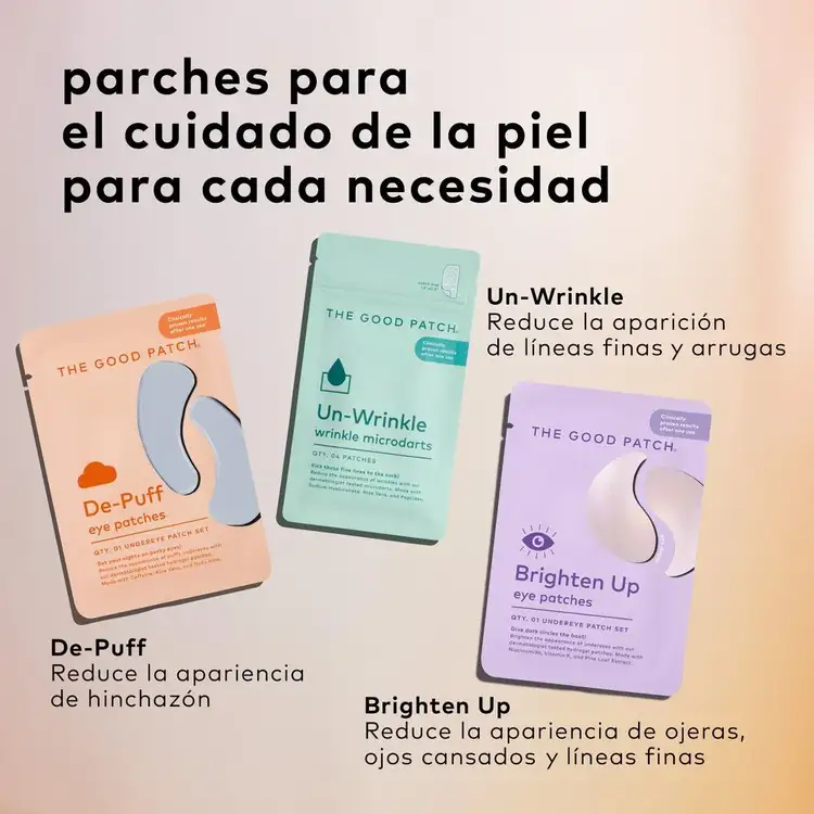 Brighten-Up Hydrogel - Parches de ojos, reduce apariencia de ojeras