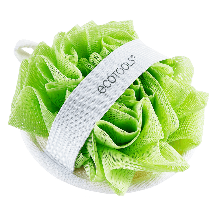 Ecotools Dual Sided Cleansing Pad Green - Esponja duo, para ducha
