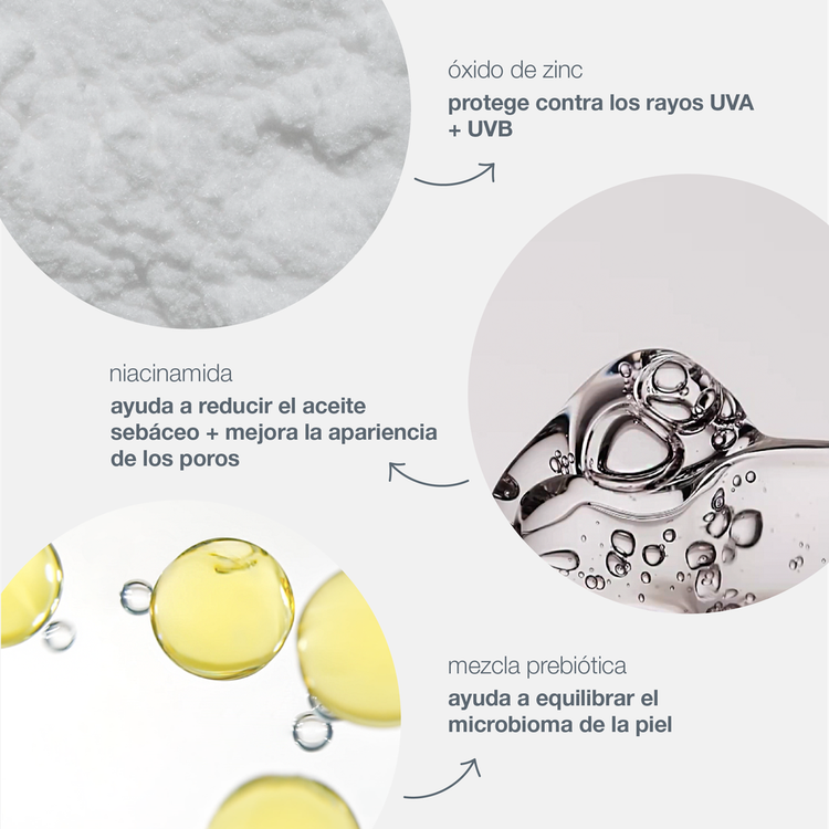 Porescreen SPF 40 Mineral Sunscreen with Niacinamide Protector solar protección solar