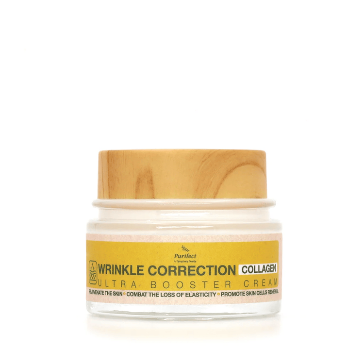 Facial Cream - Wrinkle Correction Collagen Ultra Booster Cream Crema facial mejora elasticidad y reduce arrugas