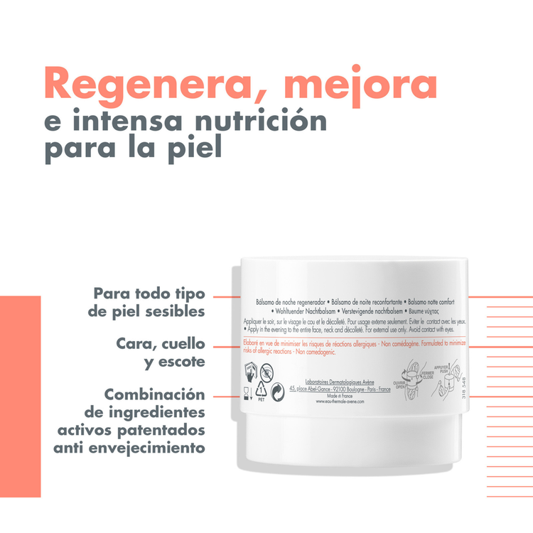 Dermabsolu Bálsamo de noche reafirmante antiedad piel regenerada