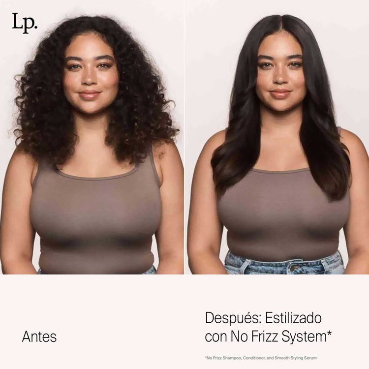No Frizz - Serum anti‑frizz, para cabello grueso o áspero