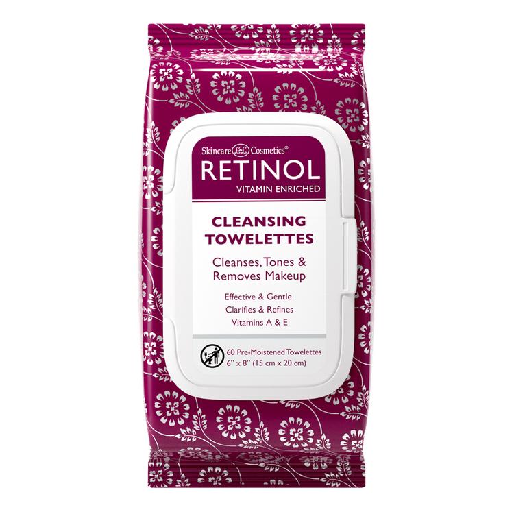 Retinol Toallitas limpiadoras antiedad con retinol