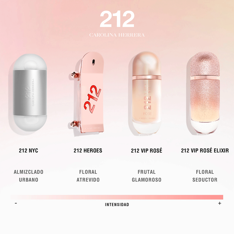 212 Vip Rosé Eau de Parfum para mujer