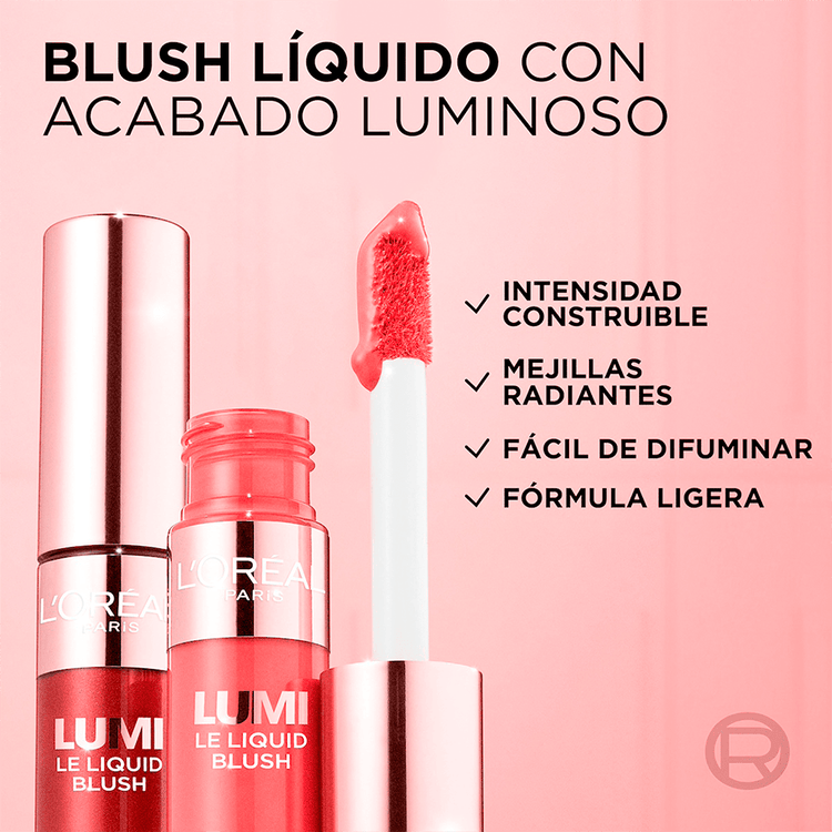 Lumi Le Blush - Rúbor líquido, color vibrante y acabado glowy
