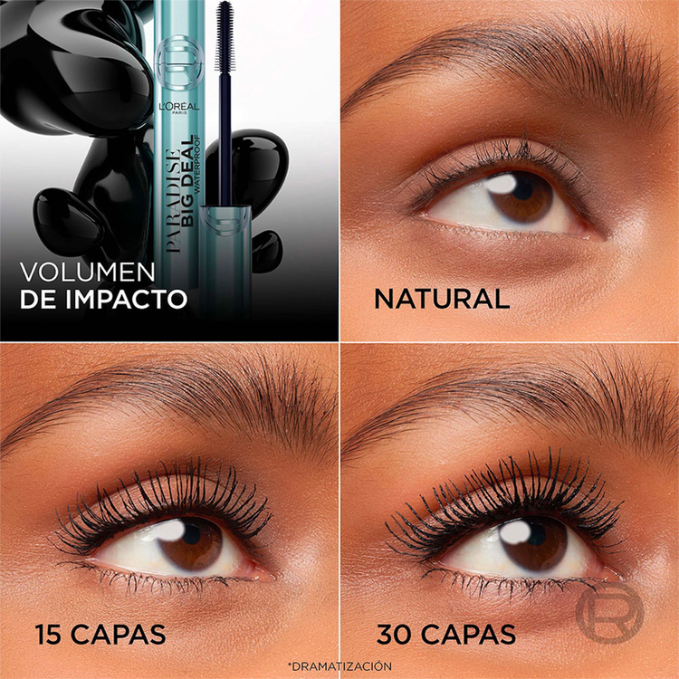 Big Deal Mascara de pestañas pestañas más voluminosas