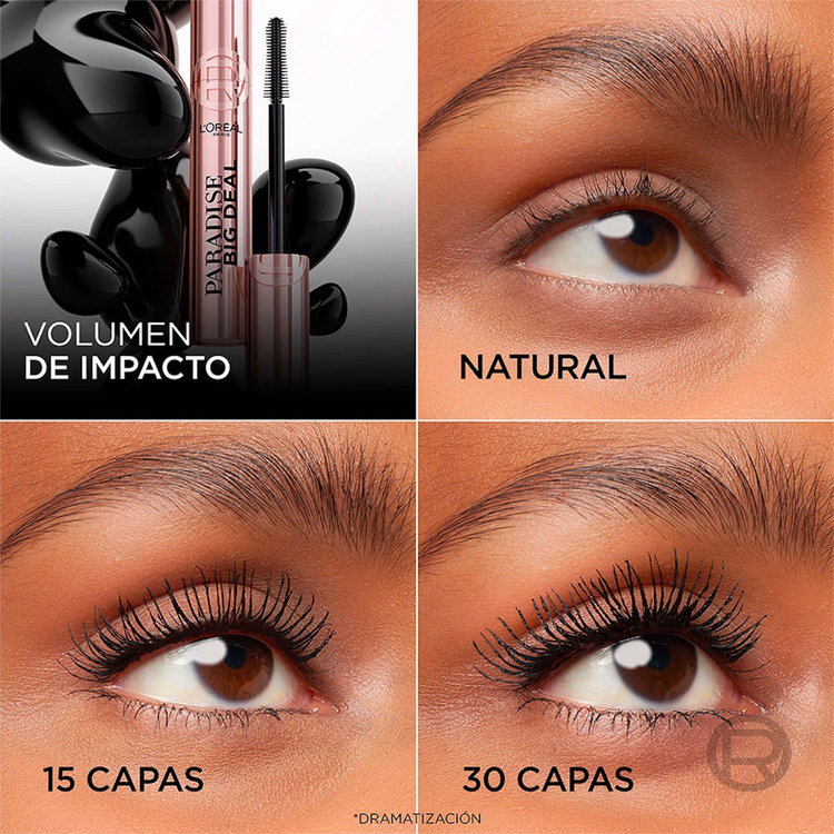 Big Deal Mascara de pestañas pestañas más voluminosas