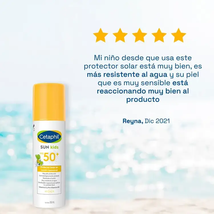 Sun Kids Fps 50+ Protector solar emolientes humectantes que regeneran la piel