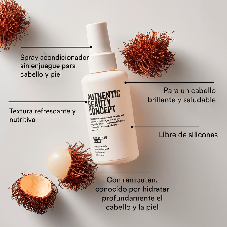 Beyond Hair Bruma facial hidrata profundamente el cabello y la piel