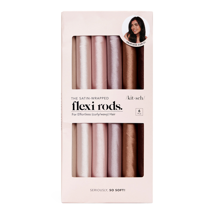 Rosewood Satin Flexi Rods Varillas rizadoras rizos y ondas sin calor