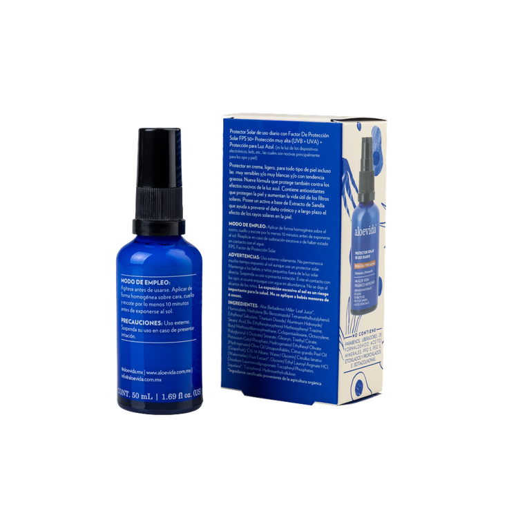 Aloevida Facial Protector solar hidratación, protección y prevención