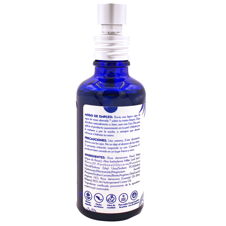 Aloevida Facial Agua de rosas hidratación facial