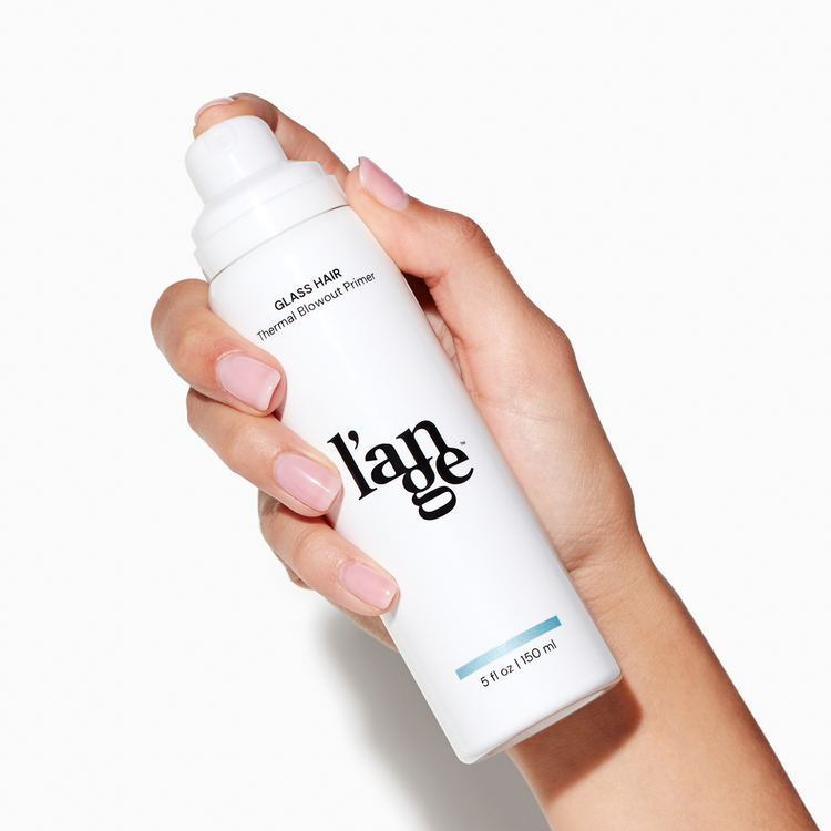 Glass Hair Thermal Blowout Primer para secado protección térmica y brillo