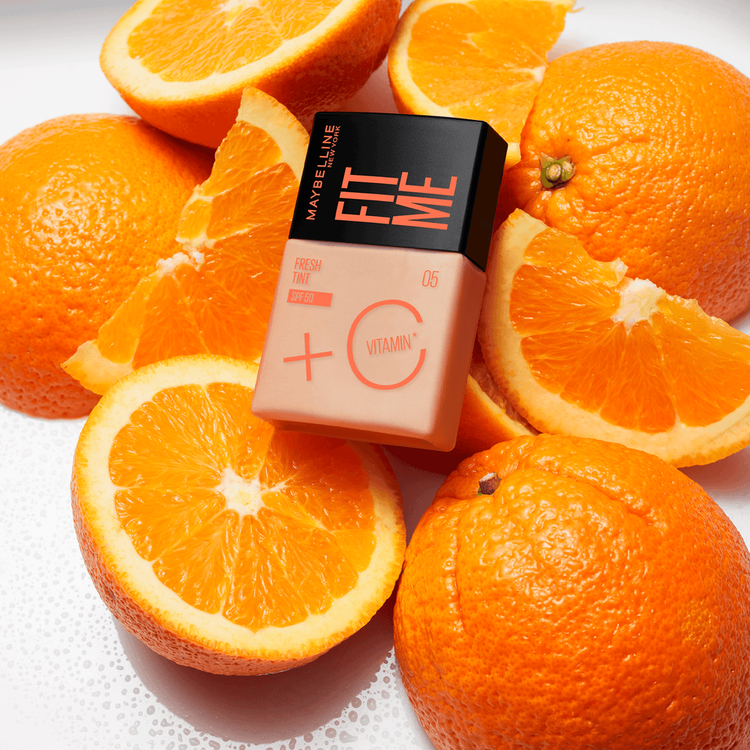 Fit Me Fresh Tint - Base de maquillaje líquida, acabado mate natural