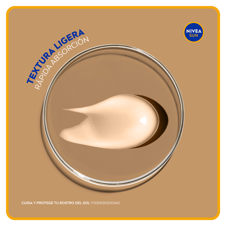 Control Brillo Protector Solar Facial protección solar alta facial