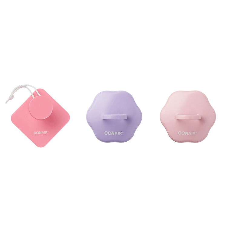 Conair - Mini cepillos scalp care 3 piezas de varios colores
