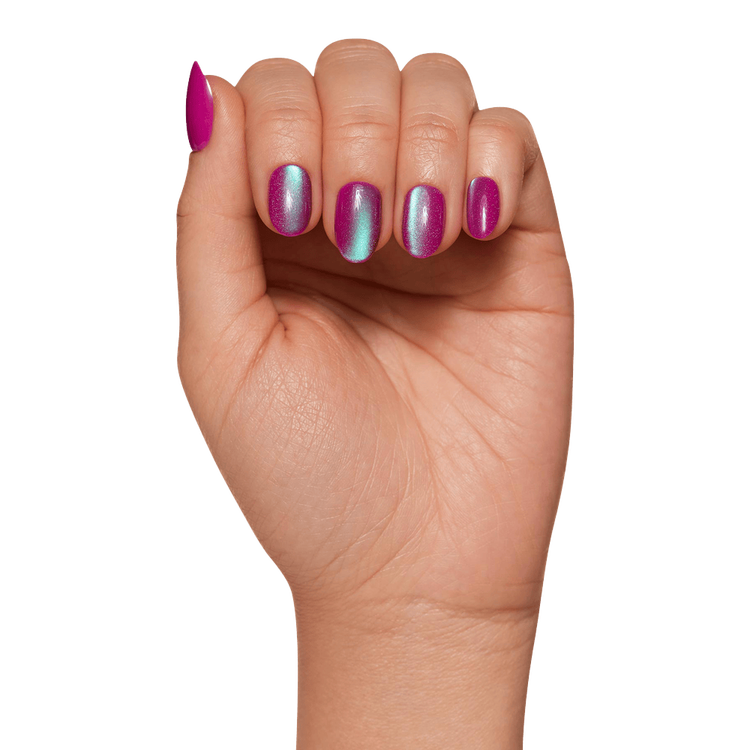 Berry Fizz Press-On Nails Uñas postizas efecto tridimensional fascinante.