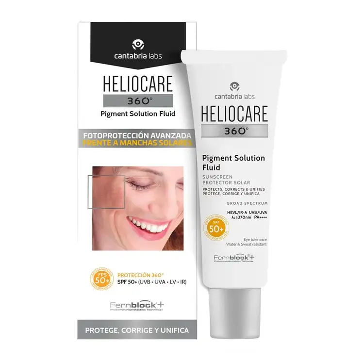 Pigment Solution Fluid SPF 50+ Protector solar facial contra hiperpigmentaciones