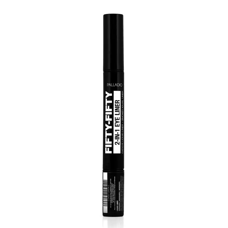 Fifty-Fifty Cat-Eye Liquid Liner+Smoky Kajal Liner Delineador líquido delineador líquido lápiz kajal ahumado
