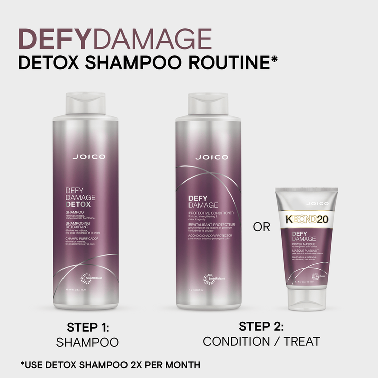 Defy Damage Detox Shampoo limpieza profunda