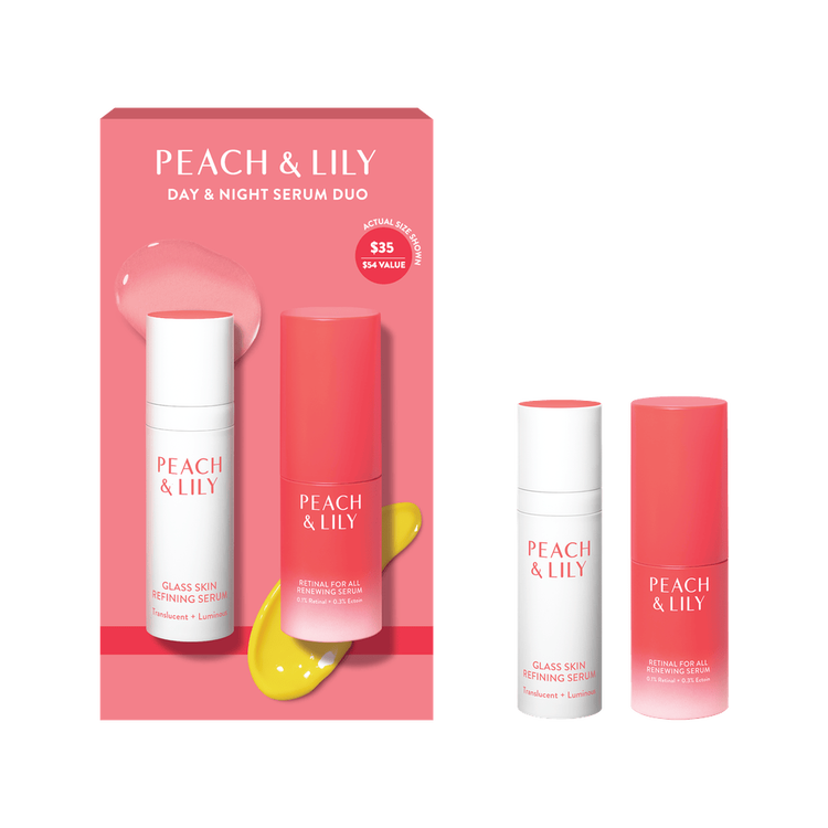 Day & Night Serum Duo de suero de cara tamaño viaje previene signos de envejecimiento