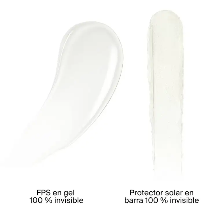 Clear Favorites Unseen - Kit de protectores solares, protector solar resistente al agua 15 ml + iluminador en barra 20g