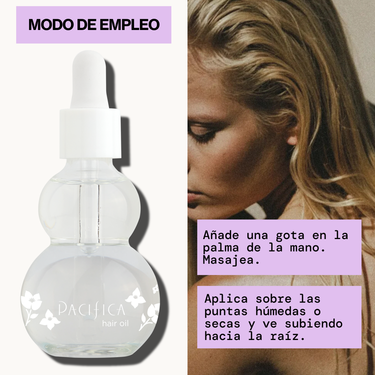 Jasmine Agave Strength + Shine - Aceite para cabello, combate el frizz