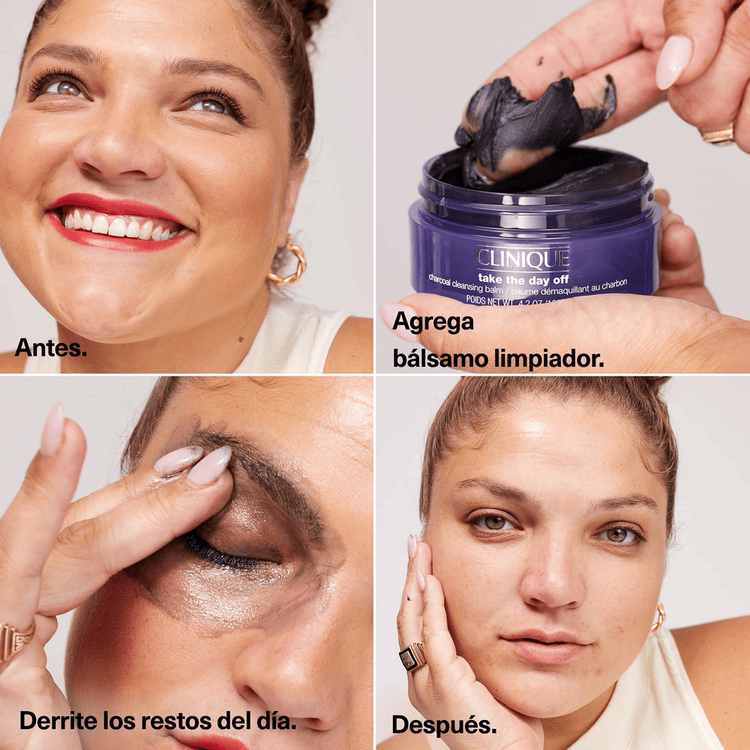 Take The Day Off Charcoal Balm Bálsamo desmaquillante derrite el maquillaje de rostro y ojos
