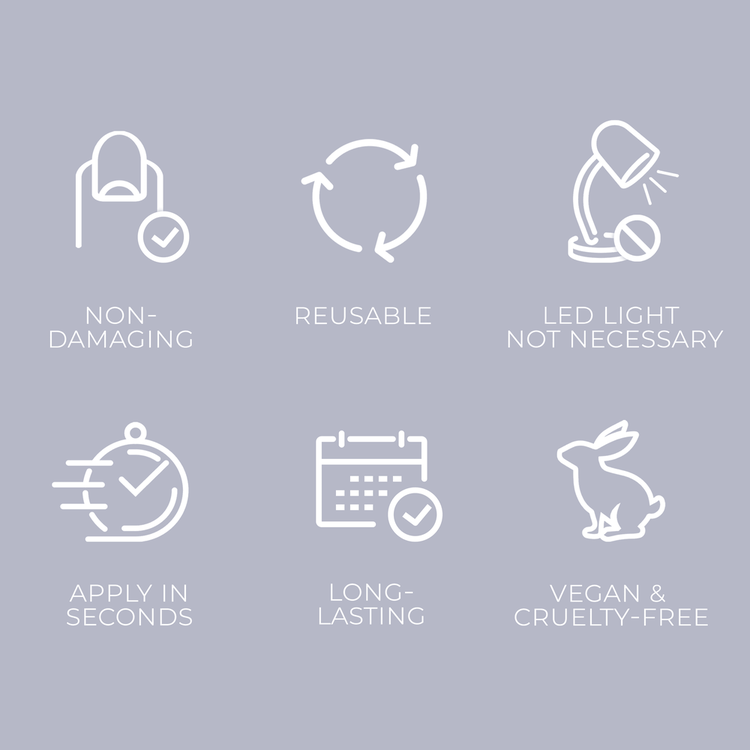 Gel Fantasy Uñas postizas hasta 7 días de duración