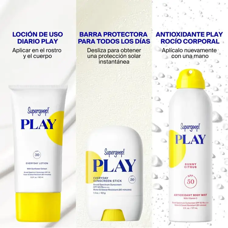 Play Antioxidant Sunny Citrus - Body mist, con 50 SPF