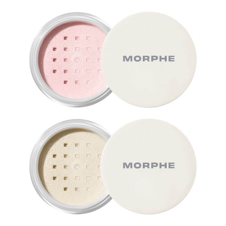 Totally Set Mini Brighten & Set Dúo de polvos iluminadores y fijadores acabado natural