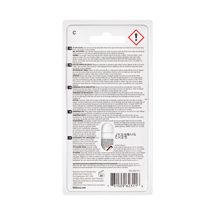 Powerflex Pegamento para uñas colocación en brocha y fórmula de larga duración