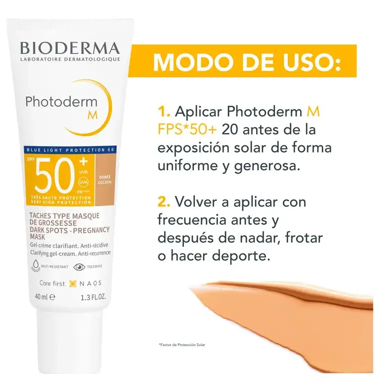 Photoderm M - Protector solar, unifica el tono con acabado mate