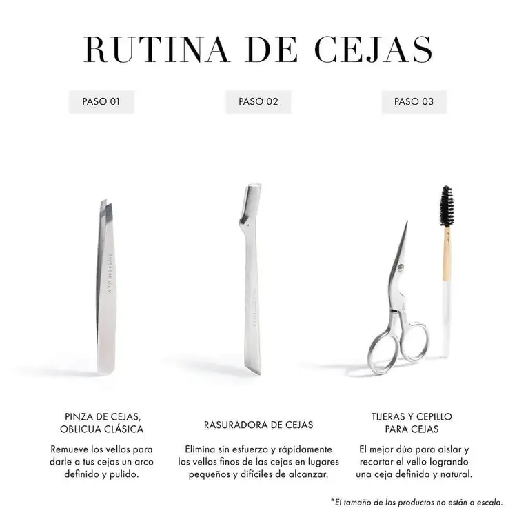 Brow Shaping Tijeras y brocha ideal para cejas