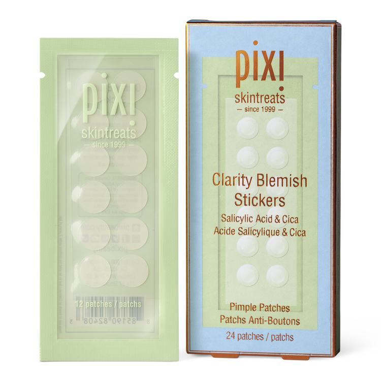 Clarity Blemish Stickers with Salicylic Acid and Cica Parches faciales tónico purificante y equilibrante